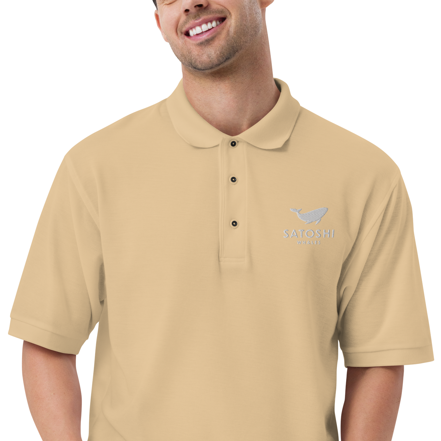 Men's  Satoshi Whales Premium Polo