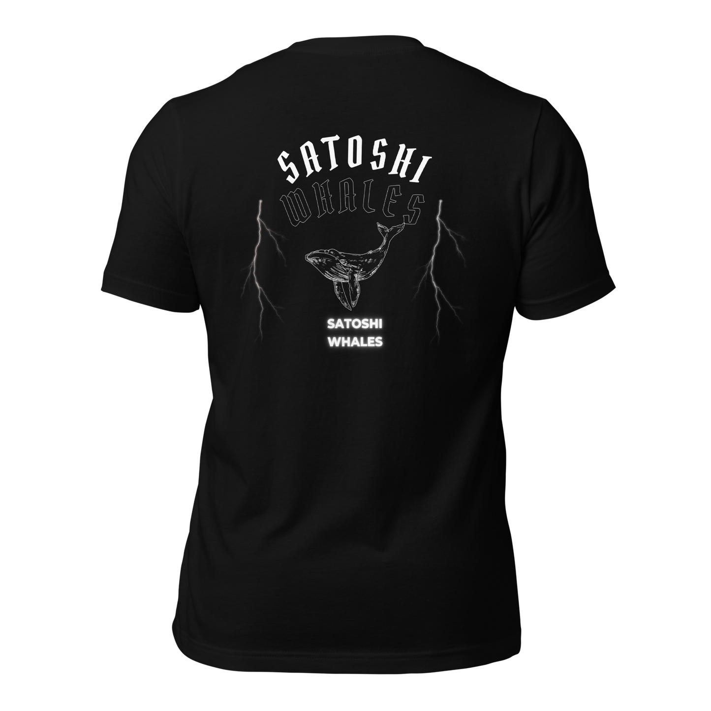 Satoshi Whales Lighting Bolt Unisex t-shirt