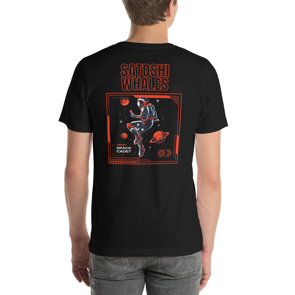 Satoshi Whales Space Cadet Unisex t-shirt