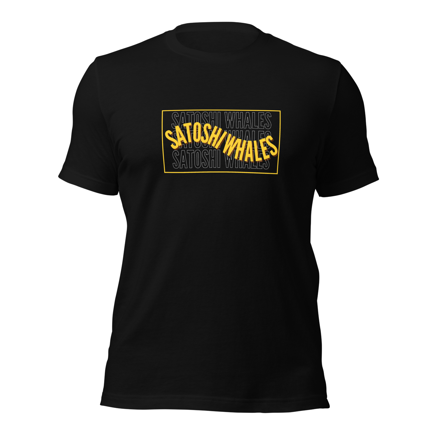 Satoshi Whales Wavy Unisex t-shirt