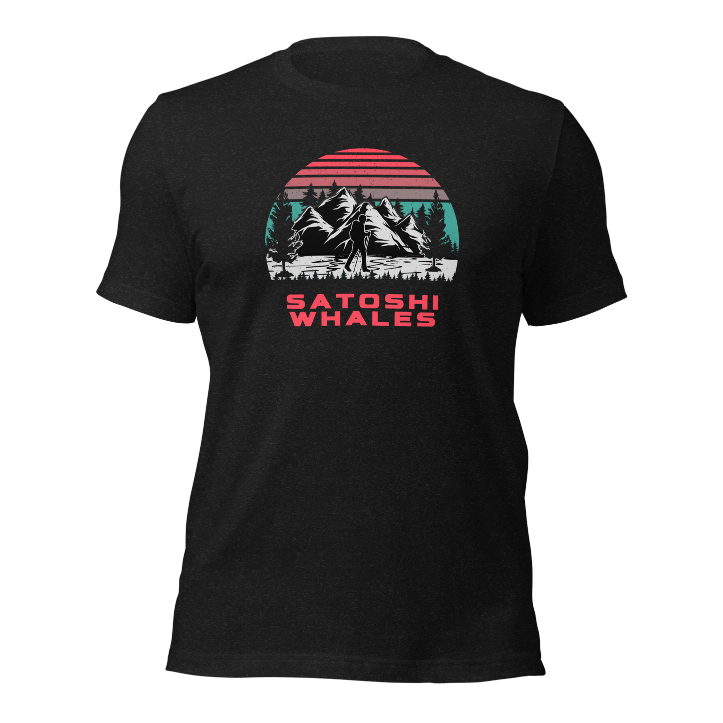Satoshi Whales Hiking Unisex t-shirt