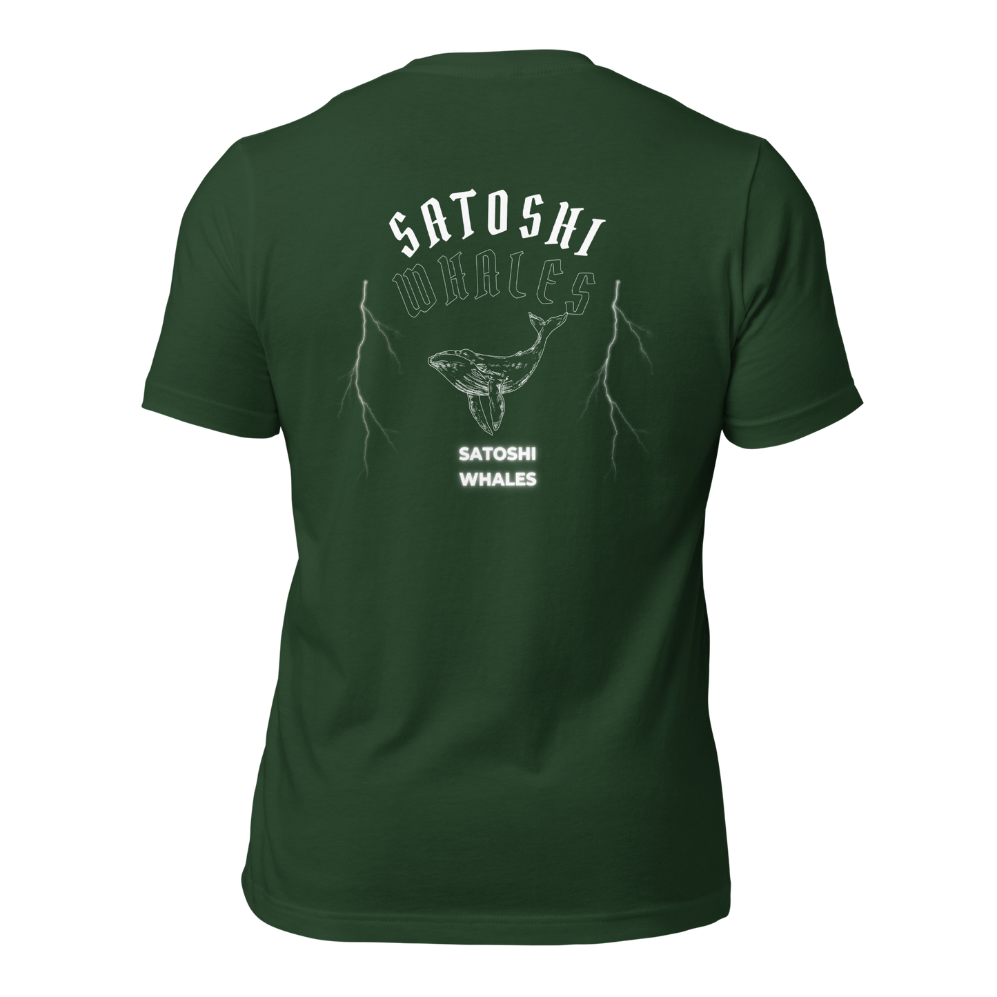 Satoshi Whales Lighting Bolt Unisex t-shirt