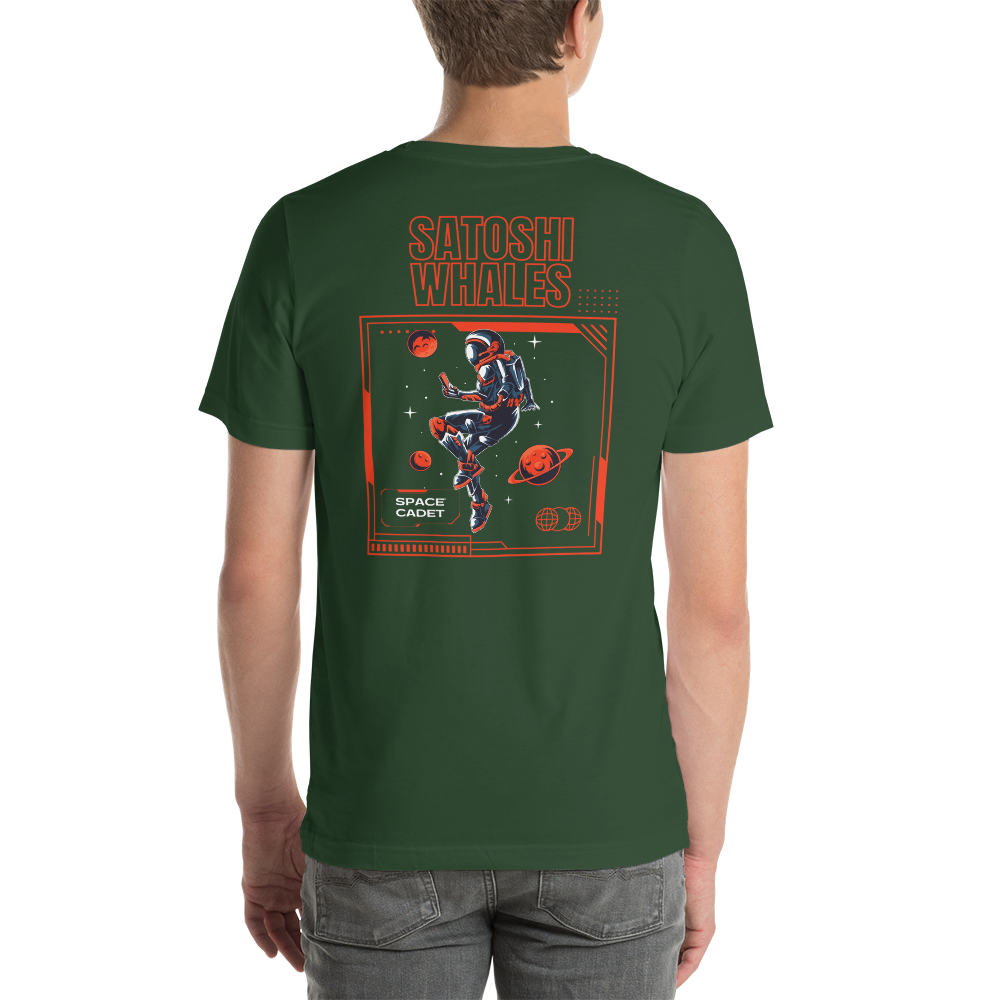 Satoshi Whales Space Cadet Unisex t-shirt