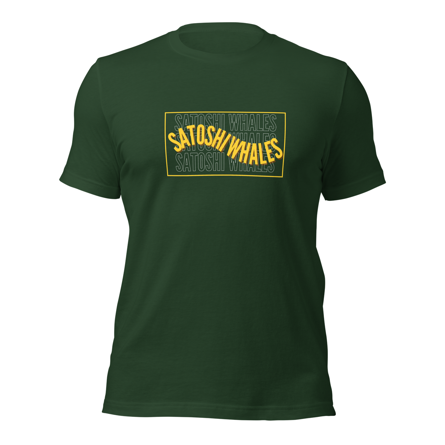 Satoshi Whales Wavy Unisex t-shirt