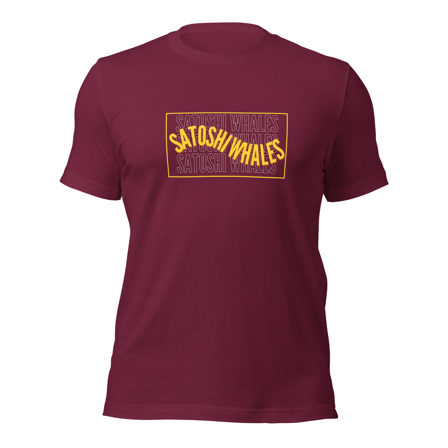 Satoshi Whales Wavy Unisex t-shirt