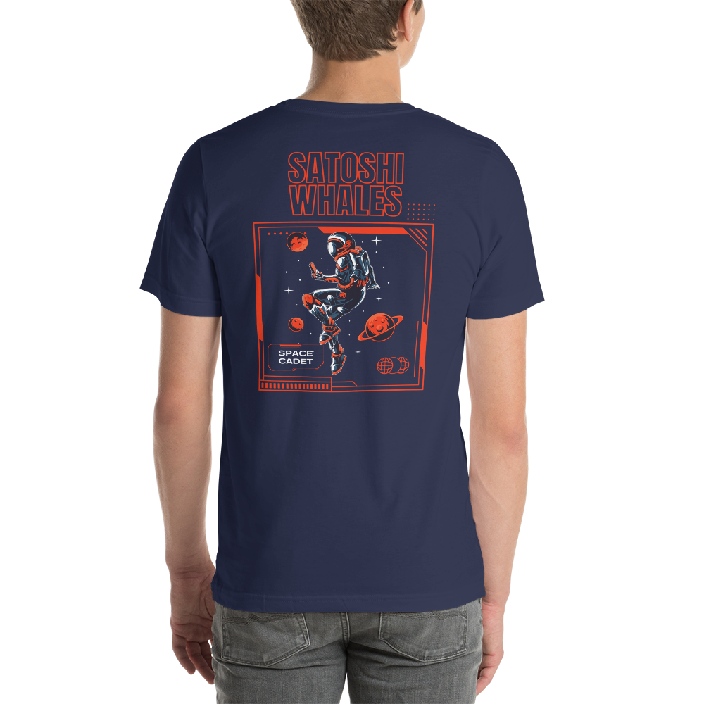 Satoshi Whales Space Cadet Unisex t-shirt