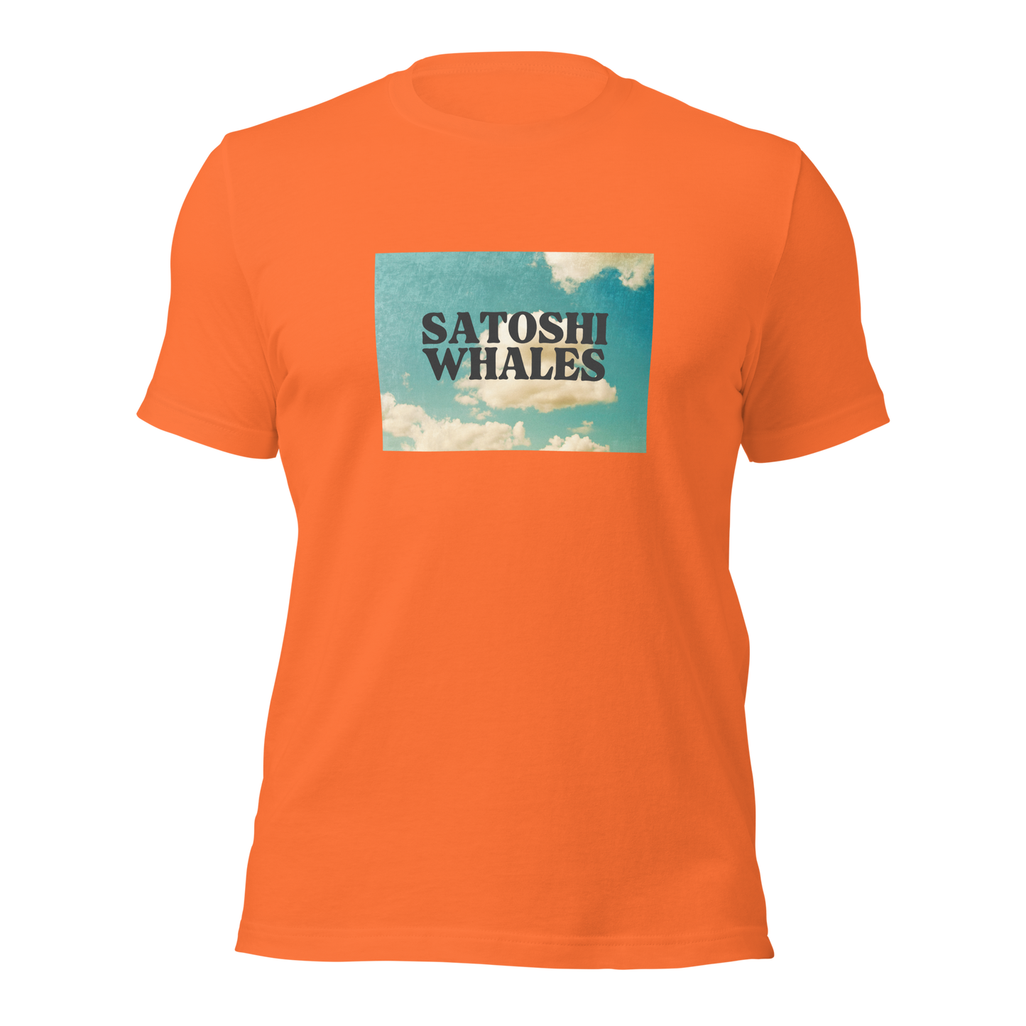 Satoshi Whales Cloud Unisex t-shirt