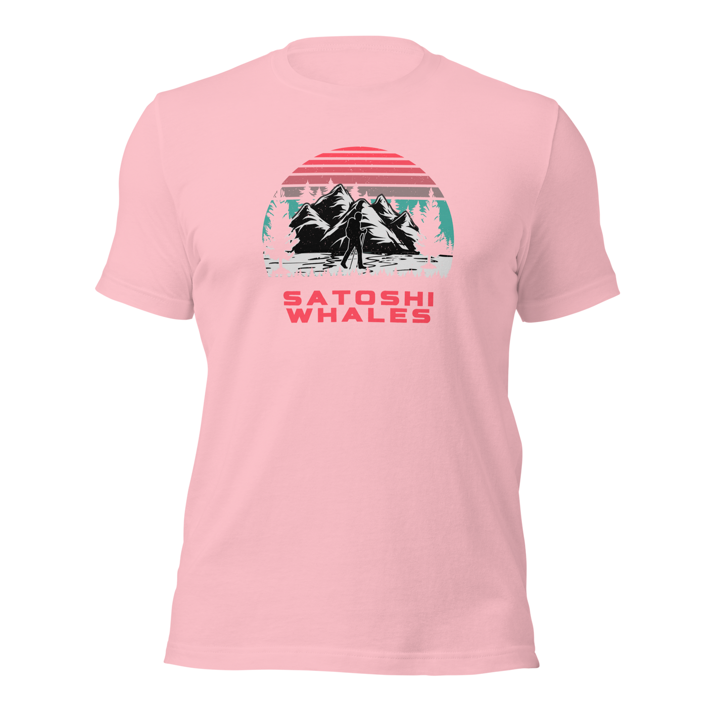 Satoshi Whales Hiking Unisex t-shirt