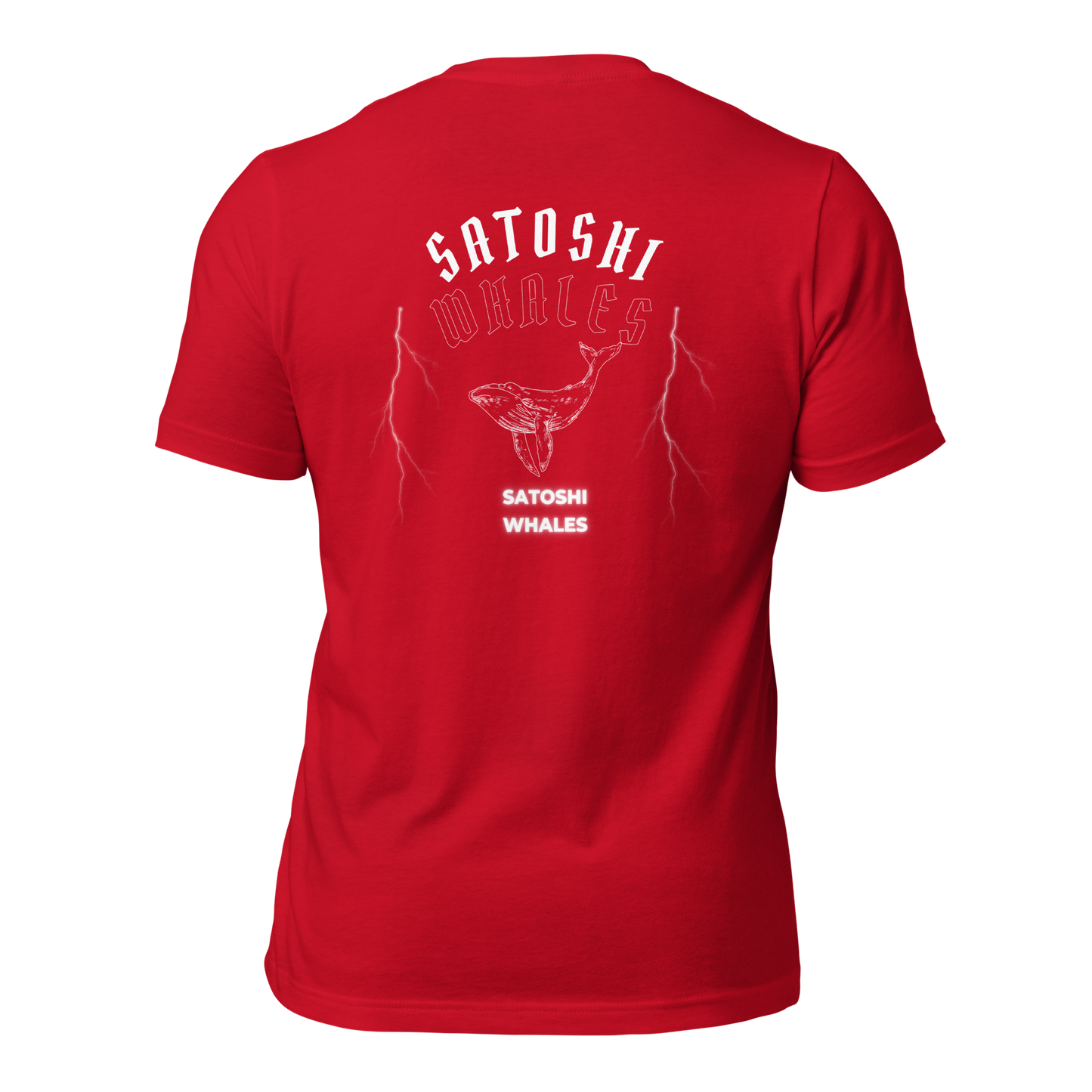 Satoshi Whales Lighting Bolt Unisex t-shirt