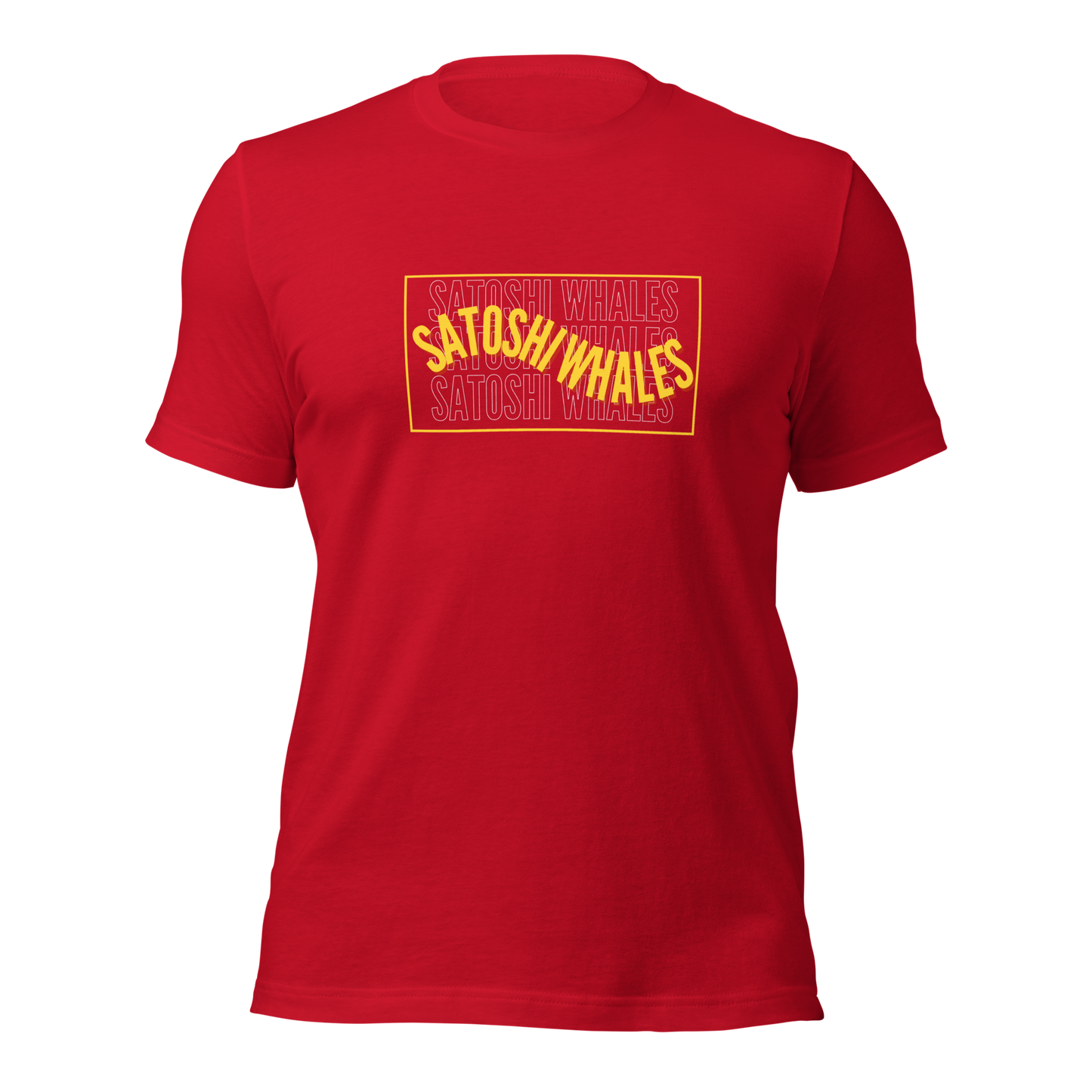 Satoshi Whales Wavy Unisex t-shirt