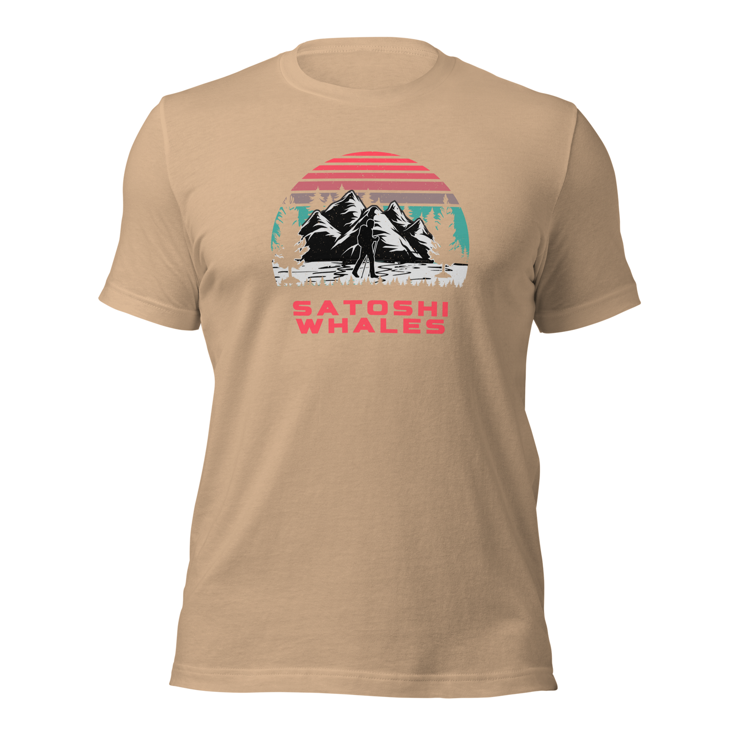 Satoshi Whales Hiking Unisex t-shirt
