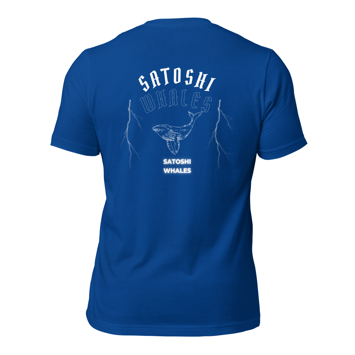 Satoshi Whales Lighting Bolt Unisex t-shirt