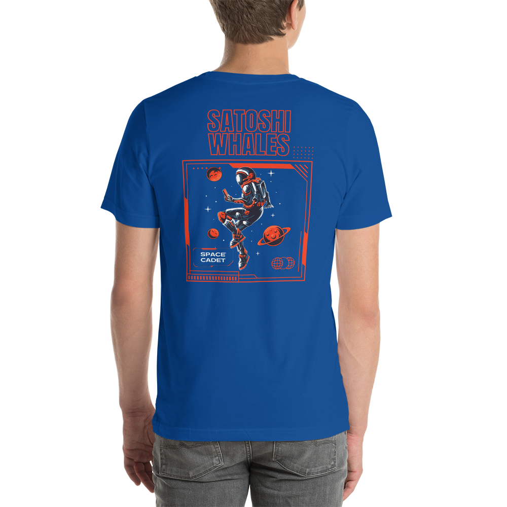 Satoshi Whales Space Cadet Unisex t-shirt