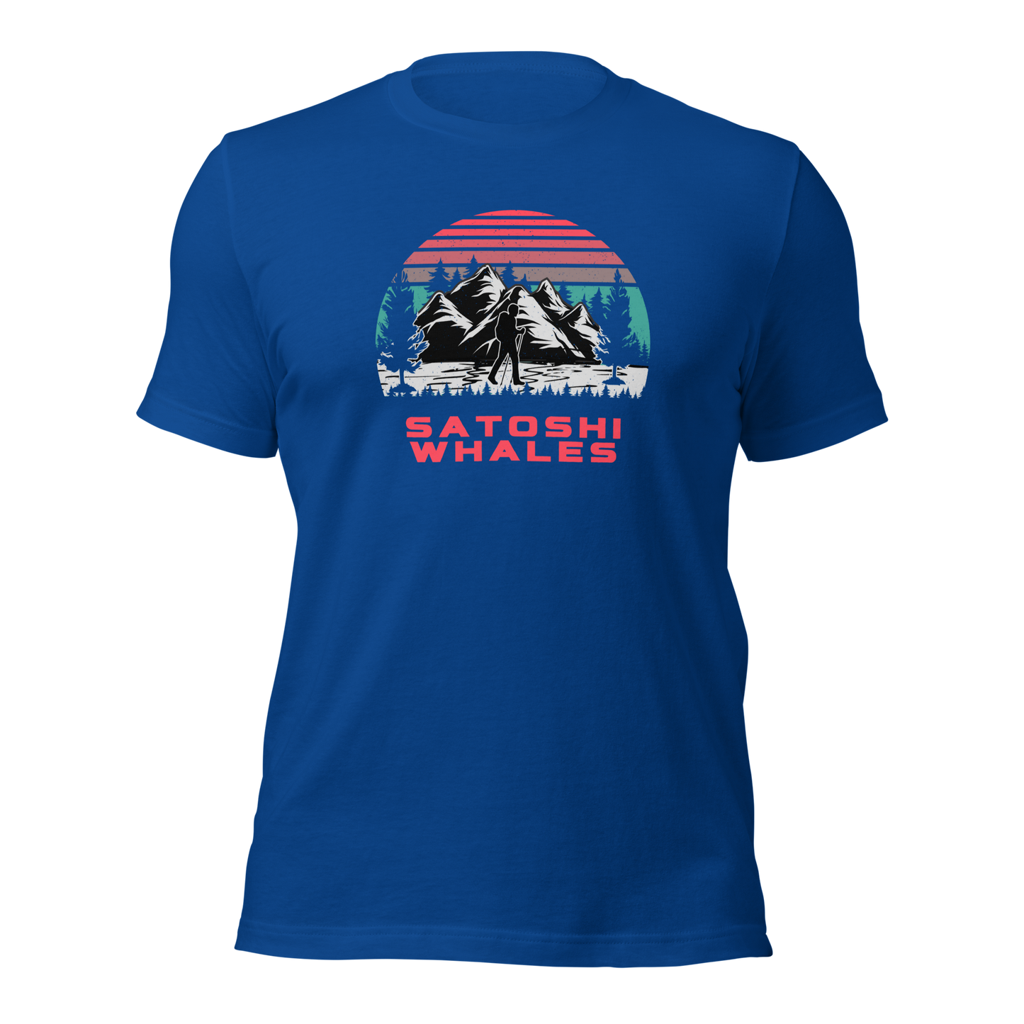 Satoshi Whales Hiking Unisex t-shirt