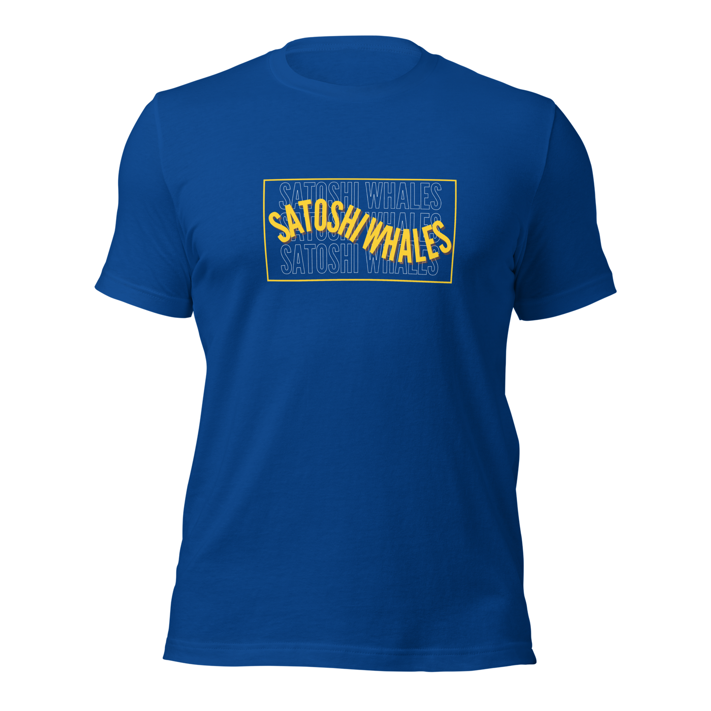 Satoshi Whales Wavy Unisex t-shirt