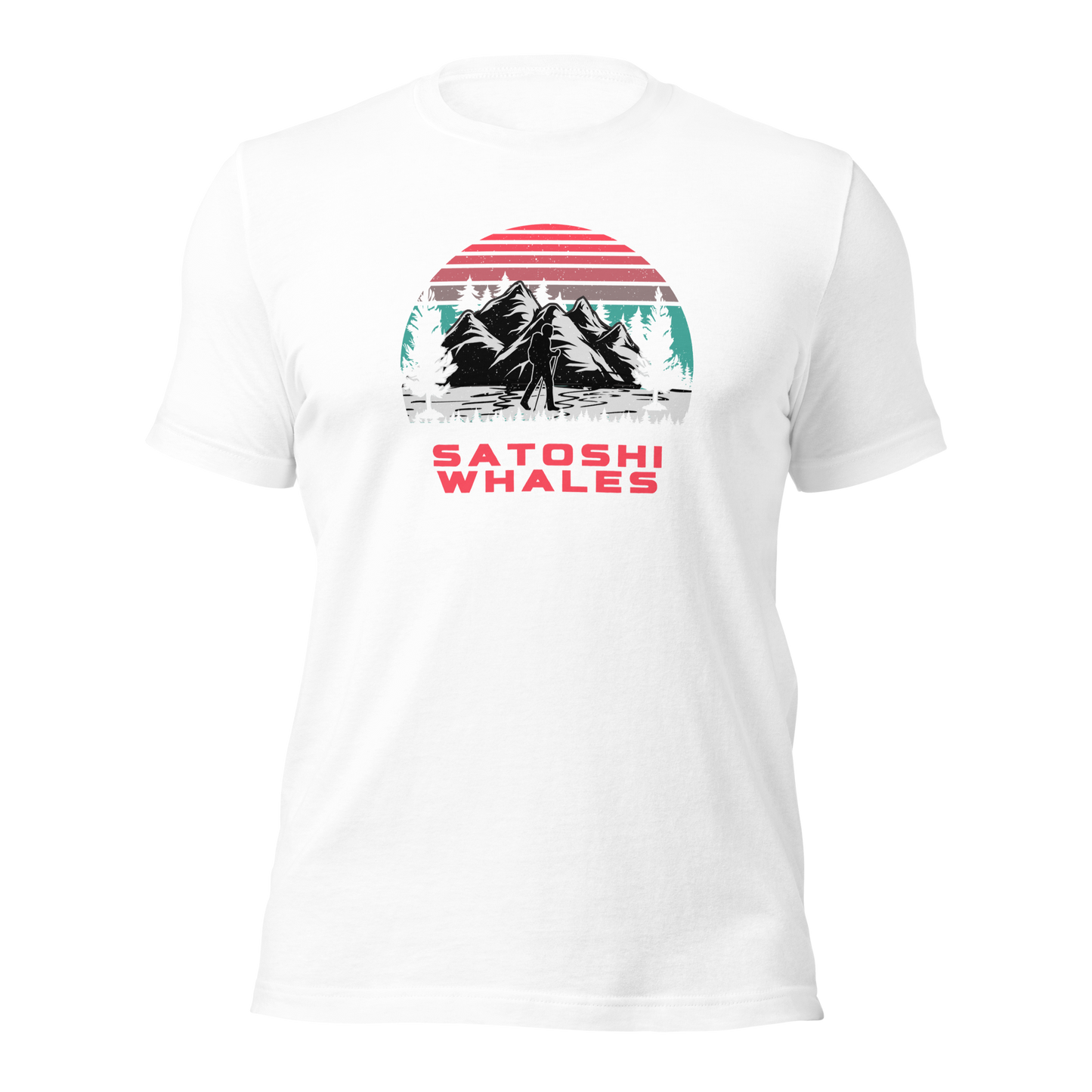 Satoshi Whales Hiking Unisex t-shirt