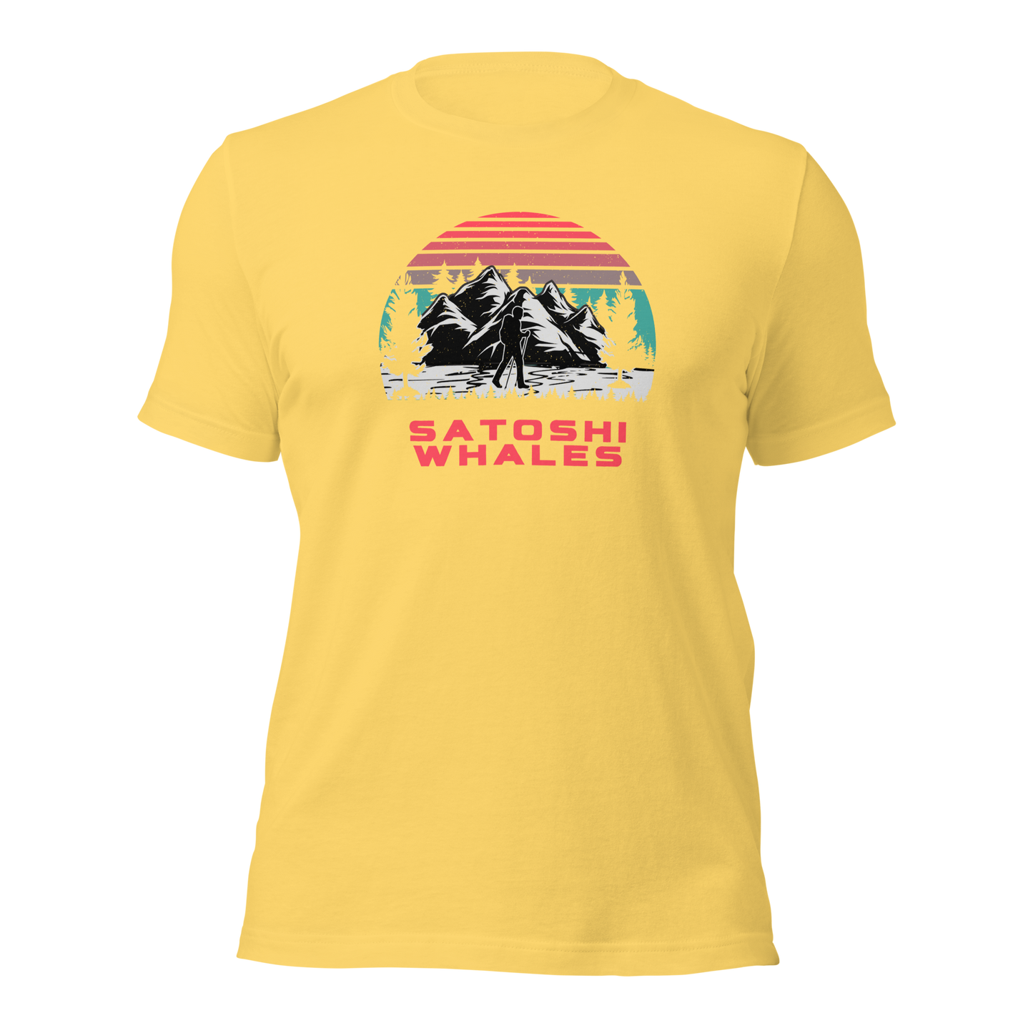 Satoshi Whales Hiking Unisex t-shirt