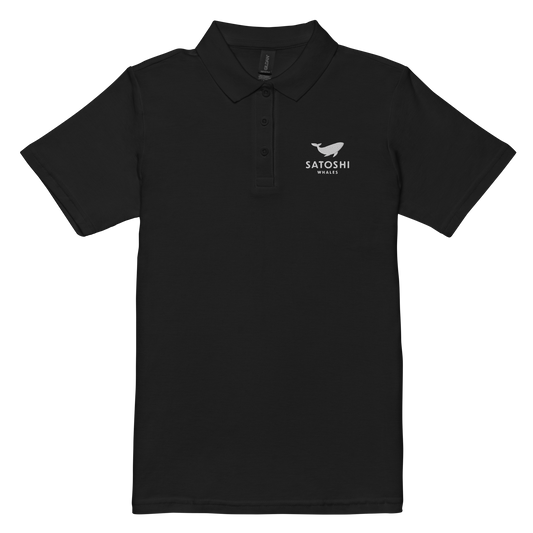 Women’s Satoshi Whales pique polo shirt